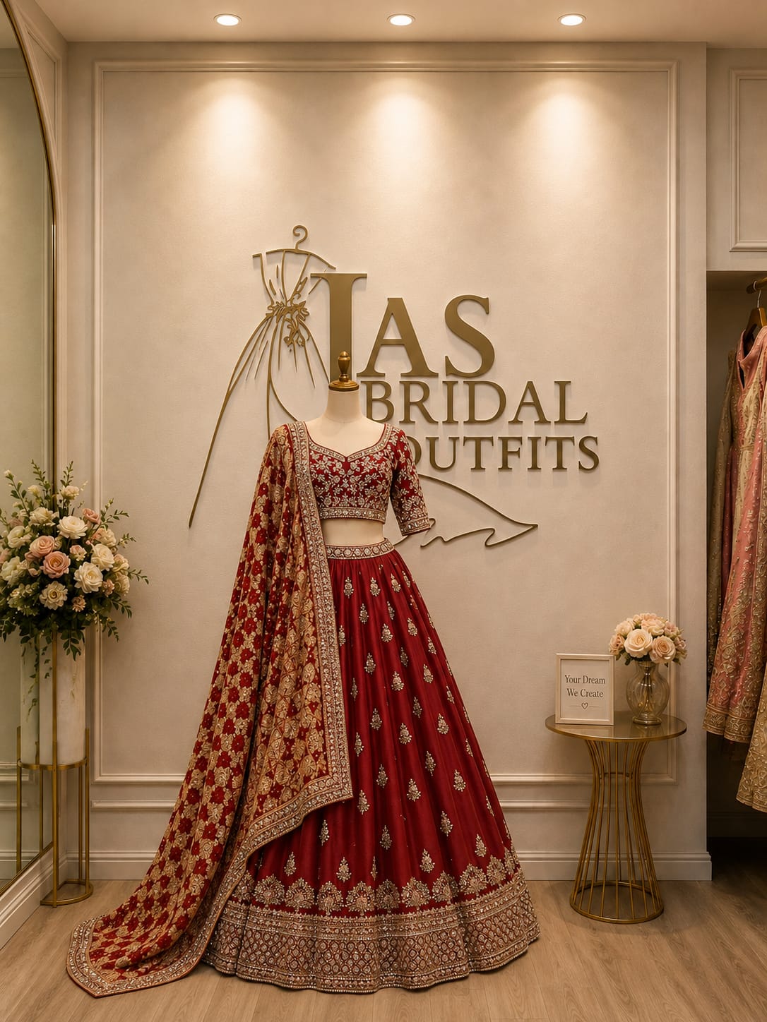 Red Bridal Lehenga 