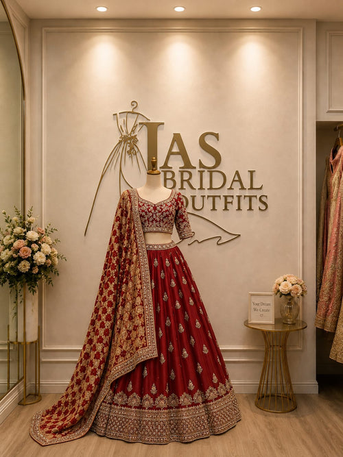 Red Bridal Lehenga 